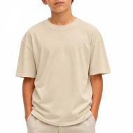 Beiges Oversize-T-Shirt für Jungen von Paname Brothers