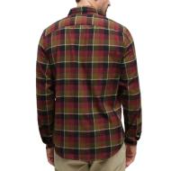 Kariertes Hemd Bordeaux/Grün Herren Timberland Solucell Buffalo Ansicht 2