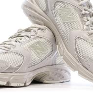 New Balance 530 Baskets Ecru Mixte vue 7