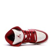 Nike Women's Air Force One Baskets Red/White Photo of the Espace des Marques %store% store - view of %key%