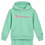 Ensemble Vert D’Eau Enfant Champion Hoodie vue 2