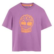 T-Shirt Rose/Orange Garçon Timberland T60422