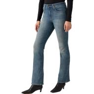Jean 725 Bleu Bootcut Femme Levi's High Rise pas cher
