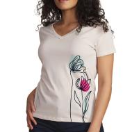 Camiseta blanca para mujer TBS MELBATEE