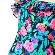 Sun Project Girl's Pink/Black Floral 1-Piece Swimsuit Photo of the Espace des Marques %store% store - view of %key%
