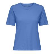 T-Shirt Bleu Femme Only Happy pas cher