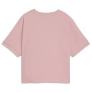 Camiseta corta rosa pálido para mujer Puma Relaxed ver 2