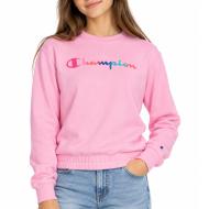 Sudadera rosa para niña Champion Crew barato