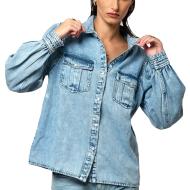 Women's blue shirt Kaporal MABELH affordable