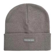 Gorro Calvin Klein Jeans Patch Gris Mujer barato