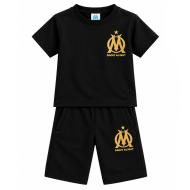 Ensemble Noir/Doré Garçon Olympique de Marseille G23021