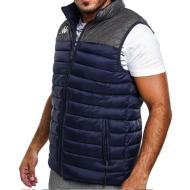 Kappa Dattilo Abrigo sin mangas para hombre Azul marino/Gris ver 2