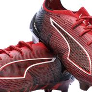 Chaussures de football Noires/Rouges Homme Puma Ultra 6 Ultimate vue 7