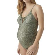 Women's Khaki Pregnancy Swimsuit Mamalicious Panilla affordable
