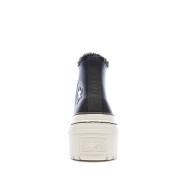 Schwarze Sneakers Frau Converse Chuck Taylor All Star Lugged Ansicht 3