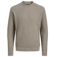 Hellgrauer Herrenpullover von Jack & Jones, Modell „Reagan“