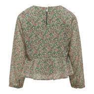 Blusa fluida de niña Verde/Rojo Niños SOLO Kogdora ver 2