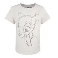 Weißes Damen-T-Shirt Disney Bambi Sketch günstig