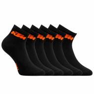 3 Paar Socken Schwarz/Orange für Herren KTM 1CHMCX