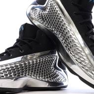 Schwarze Adidas Anthony Basketballschuhe für Herren Ansicht 7