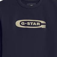 Herren-Sweatshirt in Marineblau von G-Star RAW Old Skool Ansicht 2