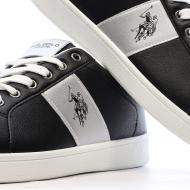 Schwarze/Graue Sneakers Women US Polo ASSN For Everyday Ansicht 7