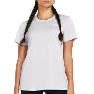 Camiseta gris claro para mujer Under Armour Tech