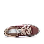 Baskets Bordeaux/Gris Femme Pepe jeans Marlon vue 4