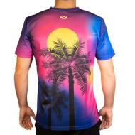 Fußballtrikot in Marineblau/Rosa von Sport Zone Miami Ansicht 2