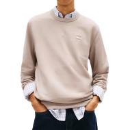 Tommy Hilfiger Men’s Beige Sweatshirt with Badges affordable