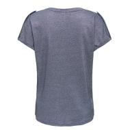 Damen-T-Shirt in Marineblau von Only Rabi Ansicht 2
