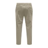 Only &amp; Sons Men's Beige Chino Pants Linus Tapered Photo of the Espace des Marques %store% store - view of %key%