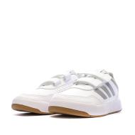 Weiß/graue Kinder-Sneaker Adidas Tensaur KJ9771 Ansicht 6