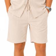 Short Beige Garçon Paname Brothers Poly Texture