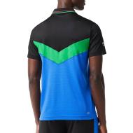 Polo Schwarz Herren Lacoste Tennis x Daniil Medvedev Ansicht 2