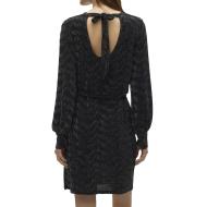 Vero Moda Vestido Lucy Mujer Negro/Plata ver 2