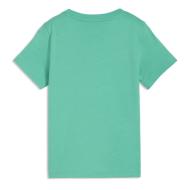 Grünes Puma-T-Shirt für Jungen, Art.-Nr. 1, Logo Ansicht 2