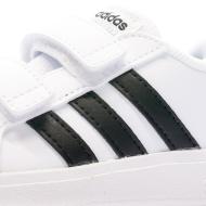 Baskets Blanc/Noir Bébé/Garçon Adidas Grand Court 2.0 vue 7