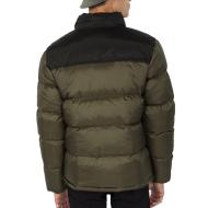 Khaki Daunenjacke Mann Schott Utah Ansicht 2