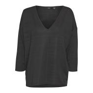 T-Shirt Noir Femme Vero Moda Kanva