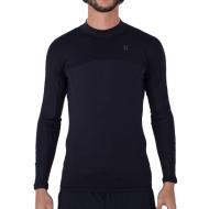 Lycra Langarm Schwarz Herren Hurley Channel crossing günstig