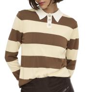 Women’s Yellow/Brown Polo Shirt JDY Melany affordable
