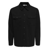Surchemise noire homme ONLY & SONS Overshirt