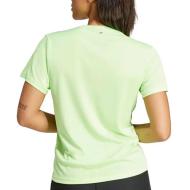 Camiseta amarilla Adidas Run It de mujer ver 2