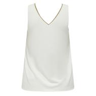 Weißes Tanktop Frau JDY Lurex Ansicht 2
