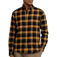 Timberland Solucell Buffalo Camisa a cuadros azul marino/camel para hombre barato