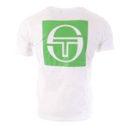 Men's Sergio Tacchini Squared White T-Shirt Photo of the Espace des Marques %store% store - view of %key%