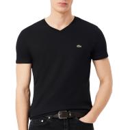 Schwarzes Herren-T-Shirt von Lacoste TH5077 günstig