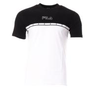 Fila Tape T-Shirt Schwarz/Weiß Mann