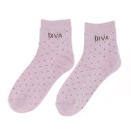 Chaussettes Roses à paillette Femme Stella Green DIVA